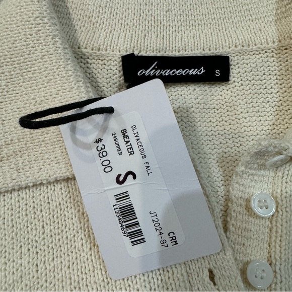 Olivaceous Collared Knit Top - Picture 5 of 5